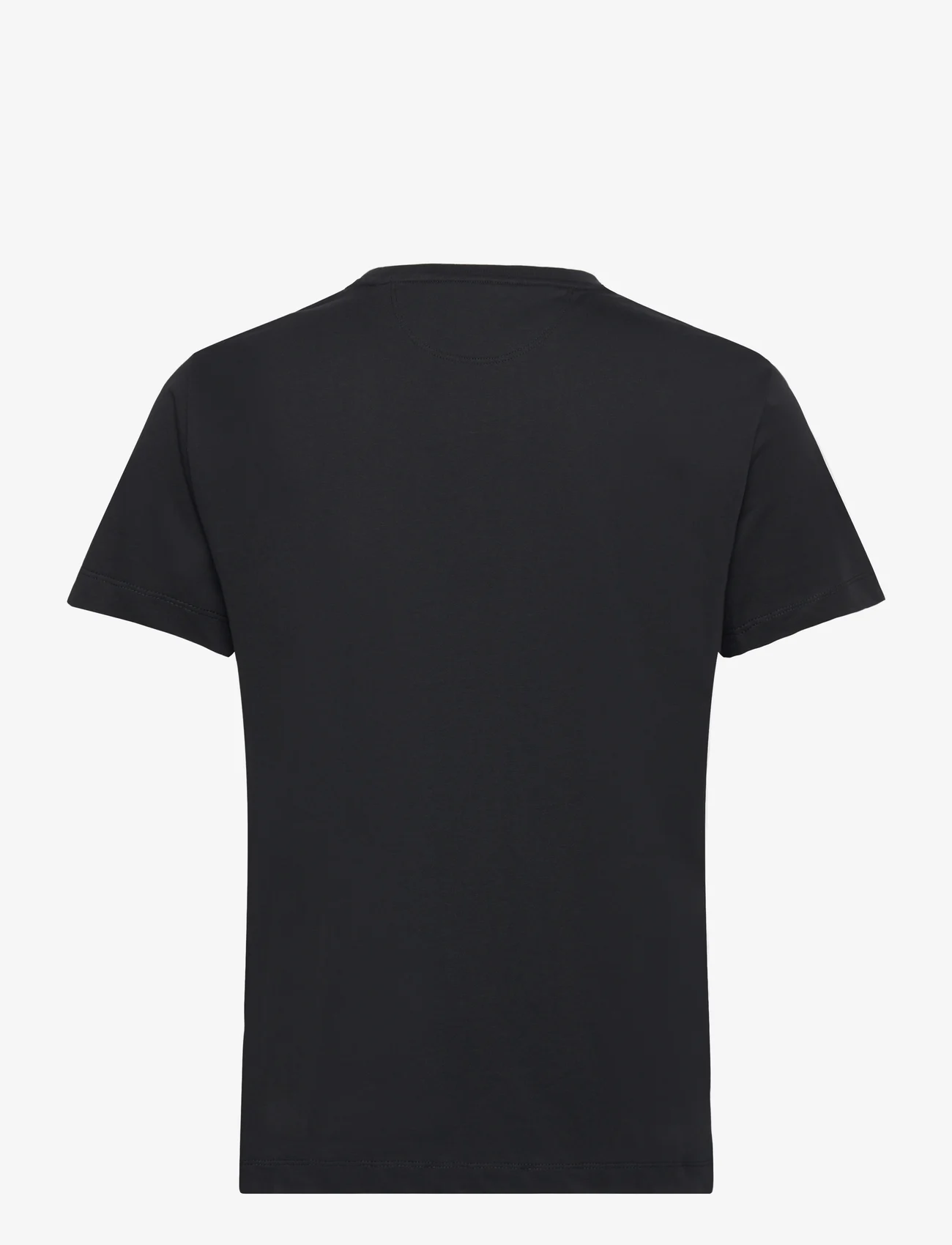 Hackett London - PIMA COTTON TEE - basic t-shirts - black - 1