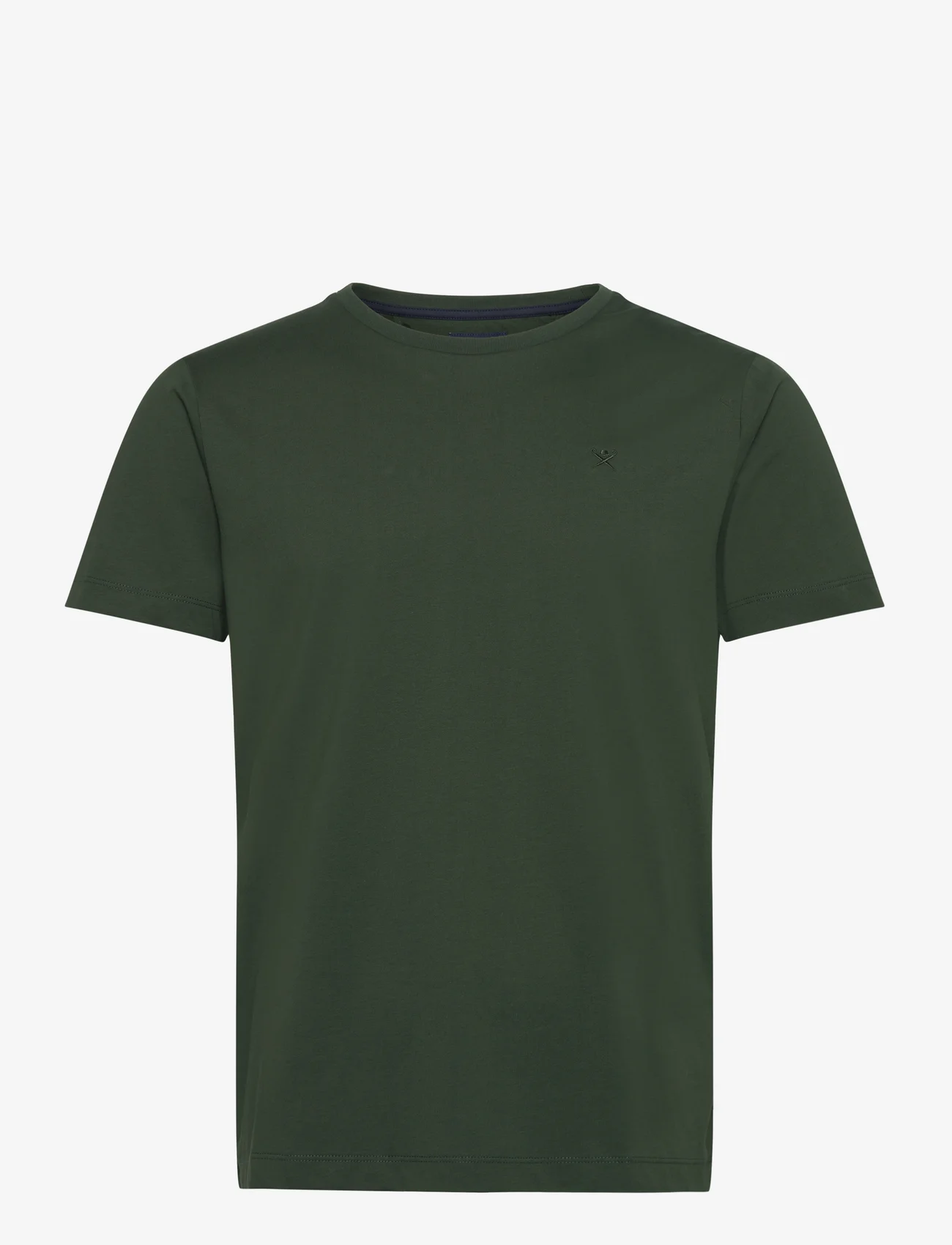 Hackett London - PIMA COTTON TEE - basis-t-skjorter - dark green - 0