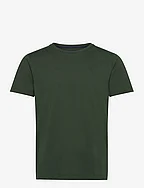 PIMA COTTON TEE - DARK GREEN