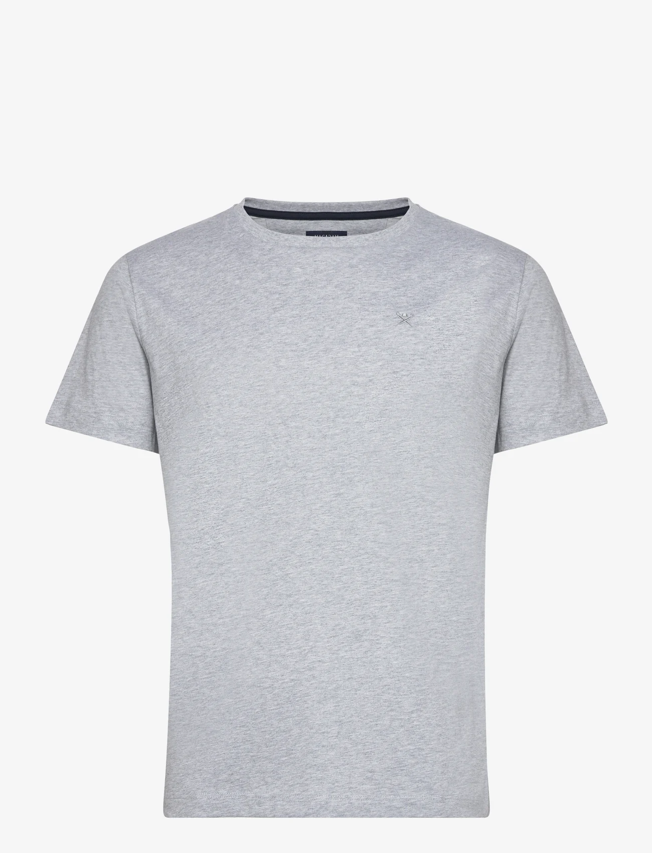 Hackett London - PIMA COTTON TEE - basis-t-skjorter - light grey - 0