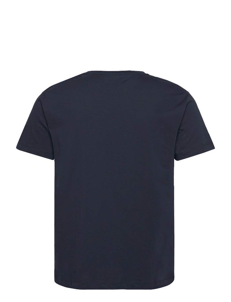 Hackett London - PIMA COTTON TEE - kortärmade t-shirts - navy blue - 1