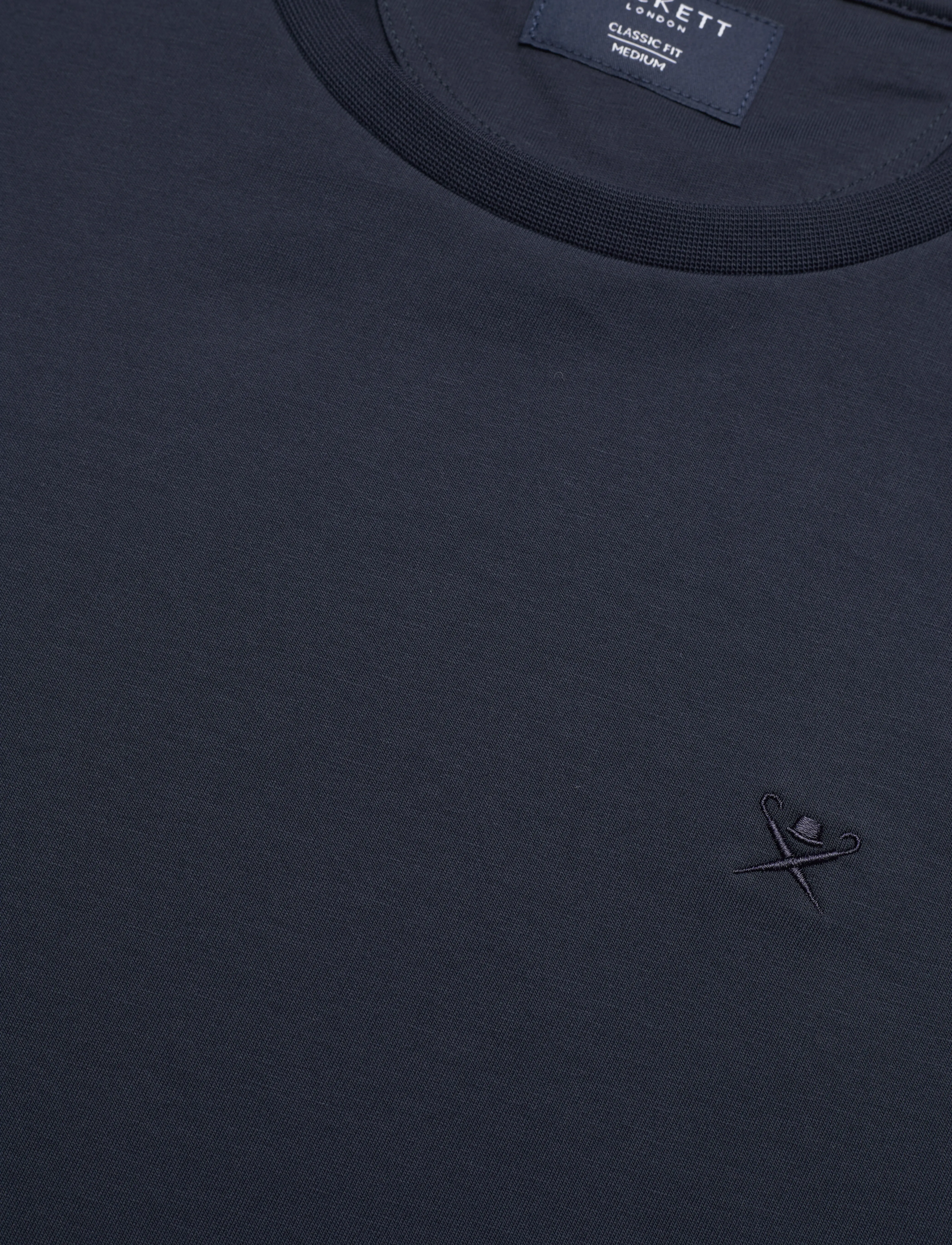 Hackett London - PIMA COTTON TEE - navy blue - 2