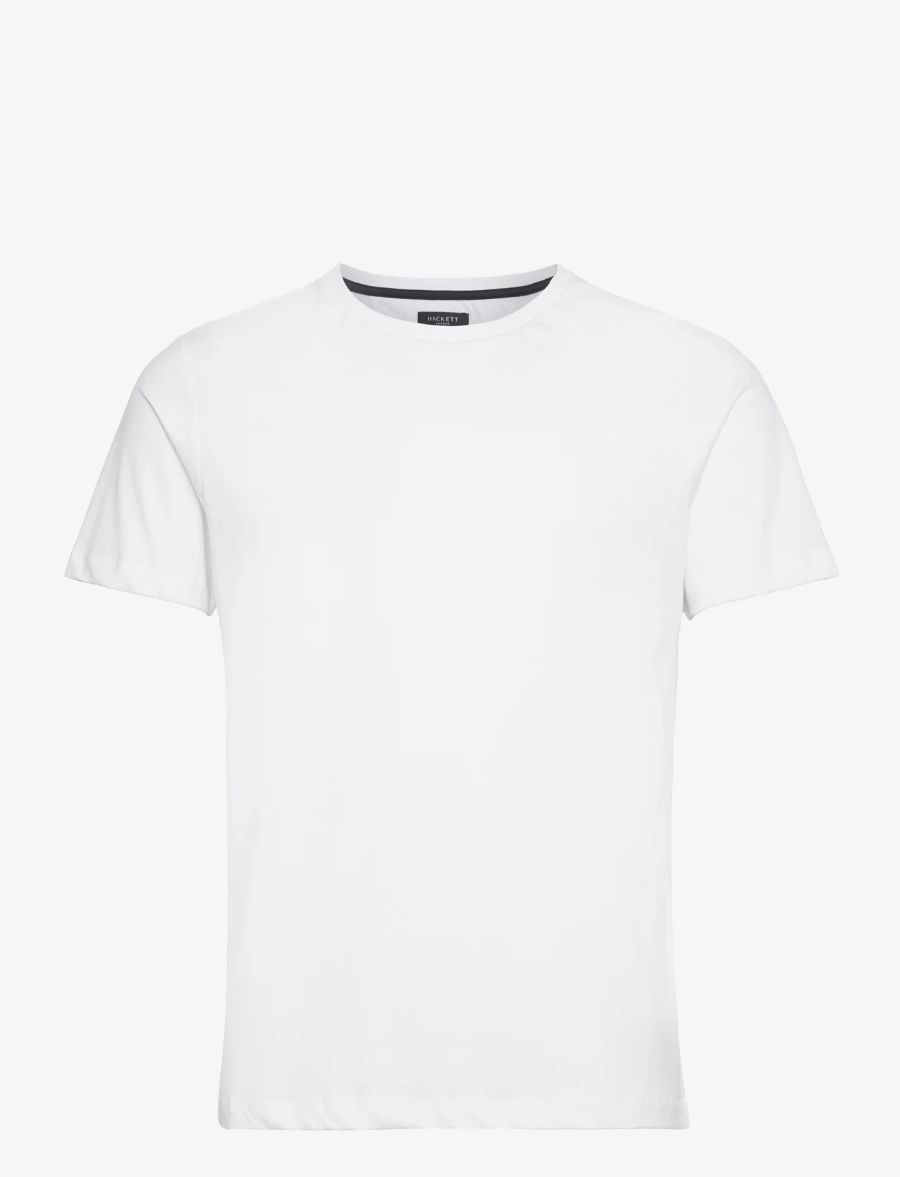 Hackett London - PIMA COTTON TEE - basic t-shirts - white - 0