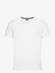 Hackett London - PIMA COTTON TEE - basis-t-skjorter - white - 0