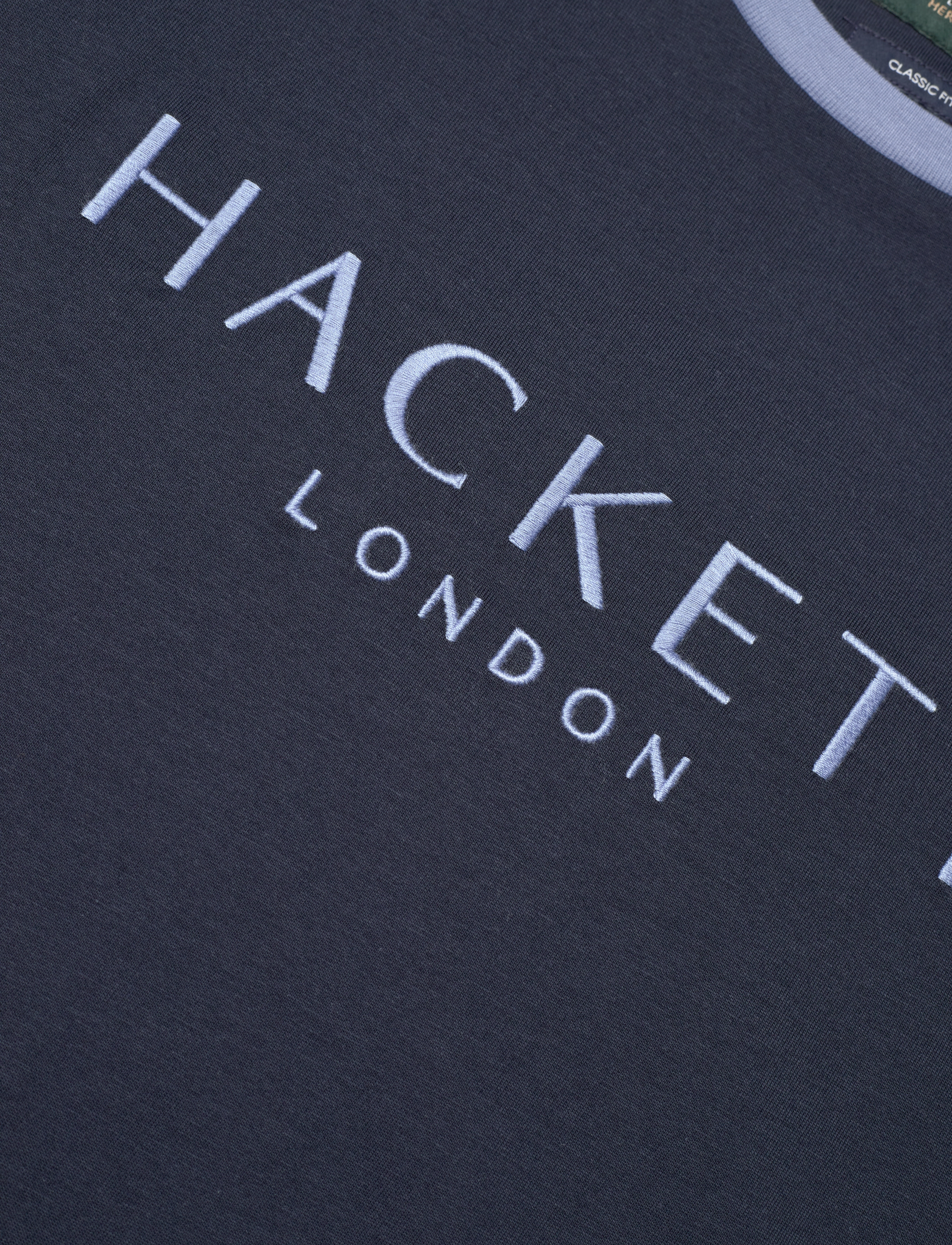 Hackett London - HERITAGE CLASSIC TEE - navy - 2
