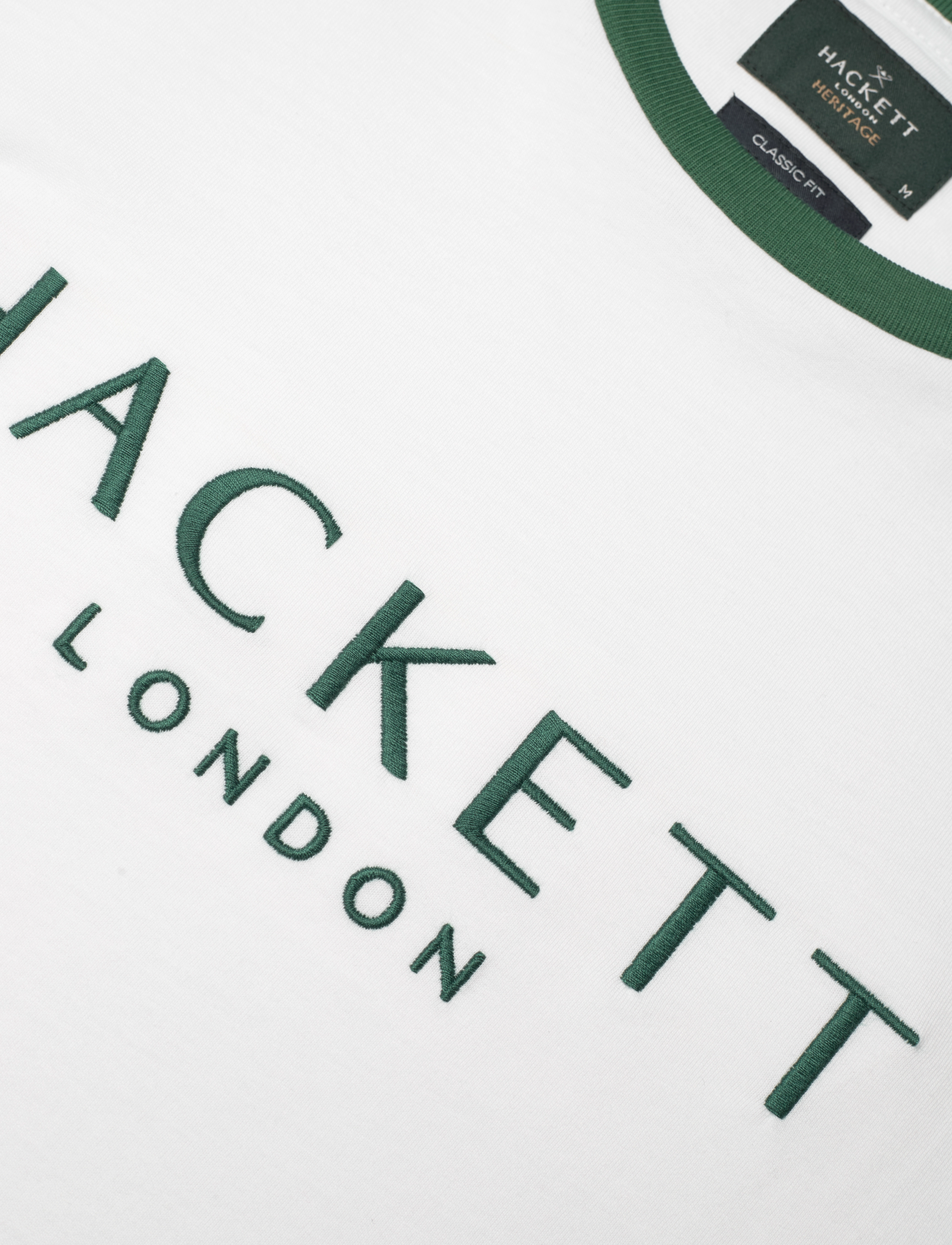 Hackett London - HERITAGE CLASSIC TEE - white - 2