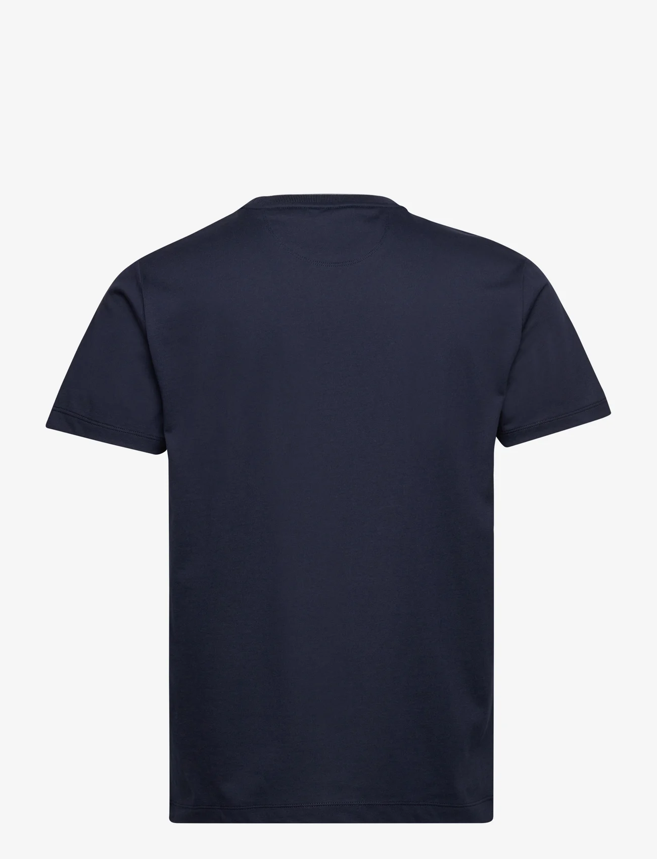 Hackett London - HERITAGE LOGO TEE - kortärmade t-shirts - navy - 1