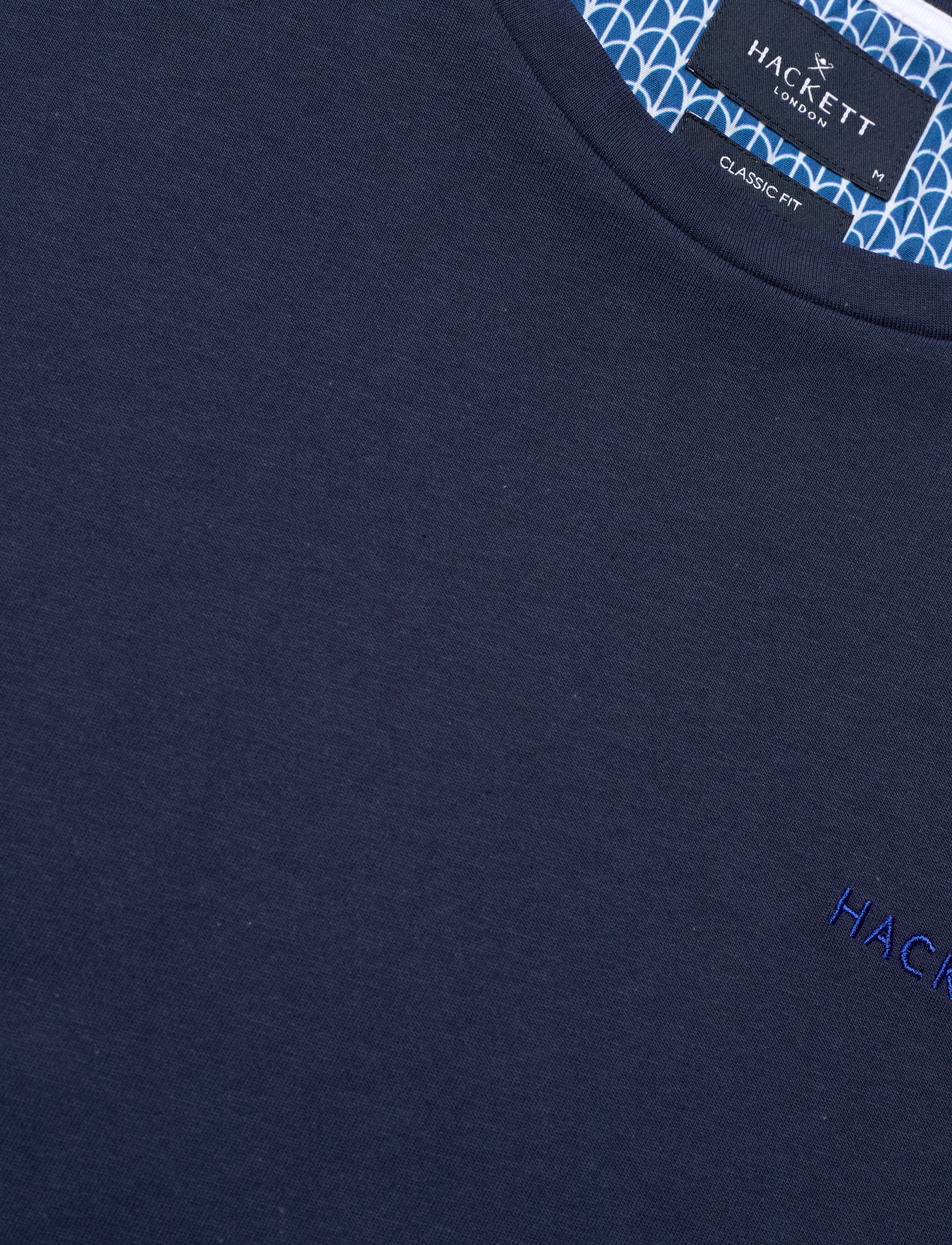 Hackett London - SWIM TRIM ARCH TEE - ink blue - 2