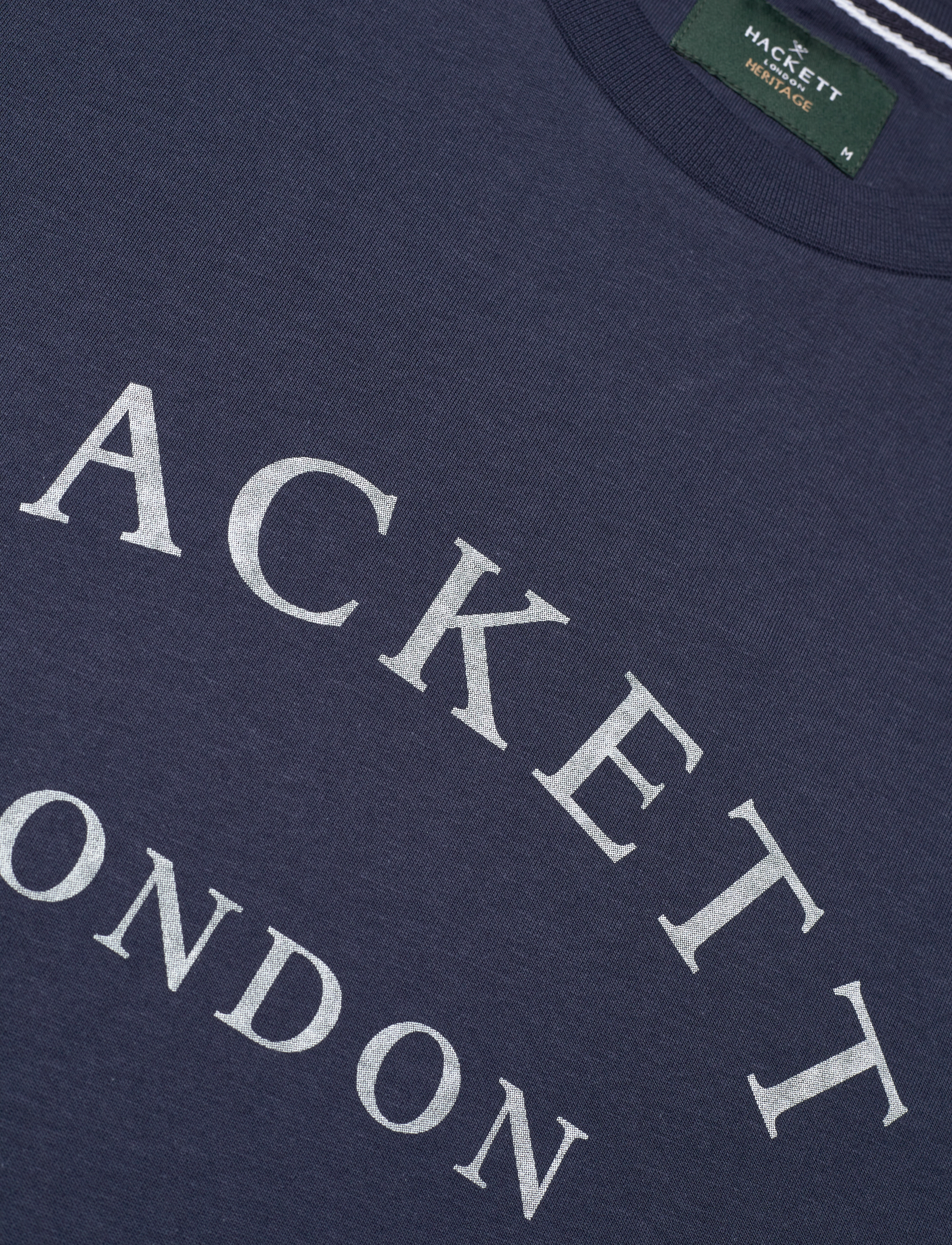 Hackett London - HERITAGE ESS TEE - ink blue - 2