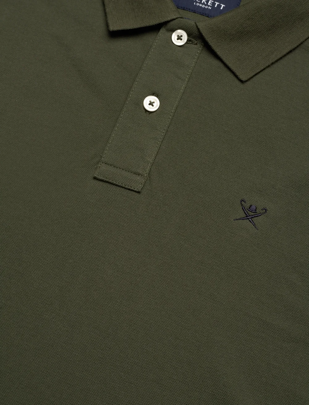 Hackett London - SLIM FIT LOGO LS - pikkade varrukatega polod - hunter green - 3