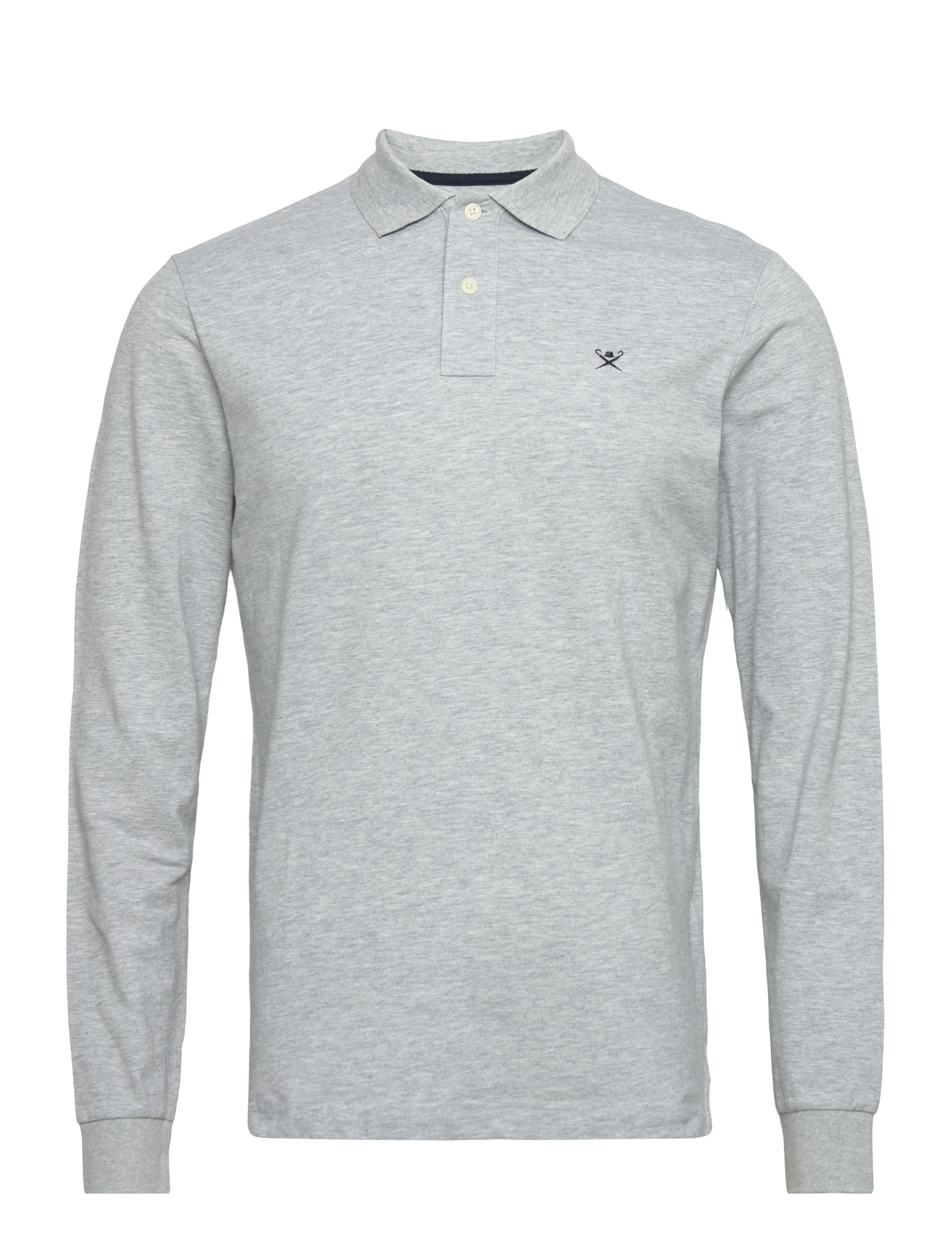 HACKETT LONDON Slim Fit Logo Ls Grau - XXL - Herren