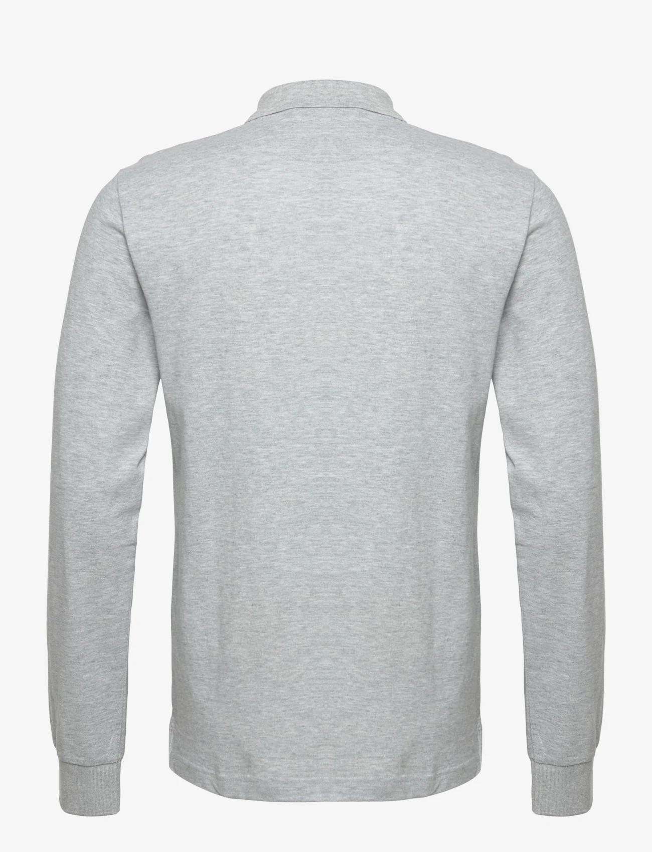 Hackett London - SLIM FIT LOGO LS - polo marškinėliai ilgomis rankovėmis - light grey marl - 1