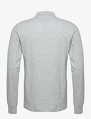 Hackett London - SLIM FIT LOGO LS - polo marškinėliai ilgomis rankovėmis - light grey marl - 1