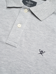 Hackett London - SLIM FIT LOGO LS - polo marškinėliai ilgomis rankovėmis - light grey marl - 2