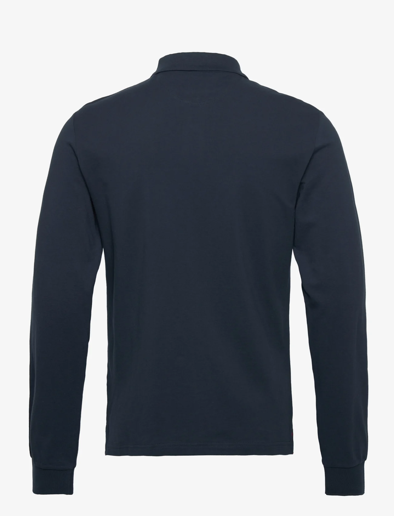 Hackett London - SLIM FIT LOGO LS - polo marškinėliai ilgomis rankovėmis - navy - 1