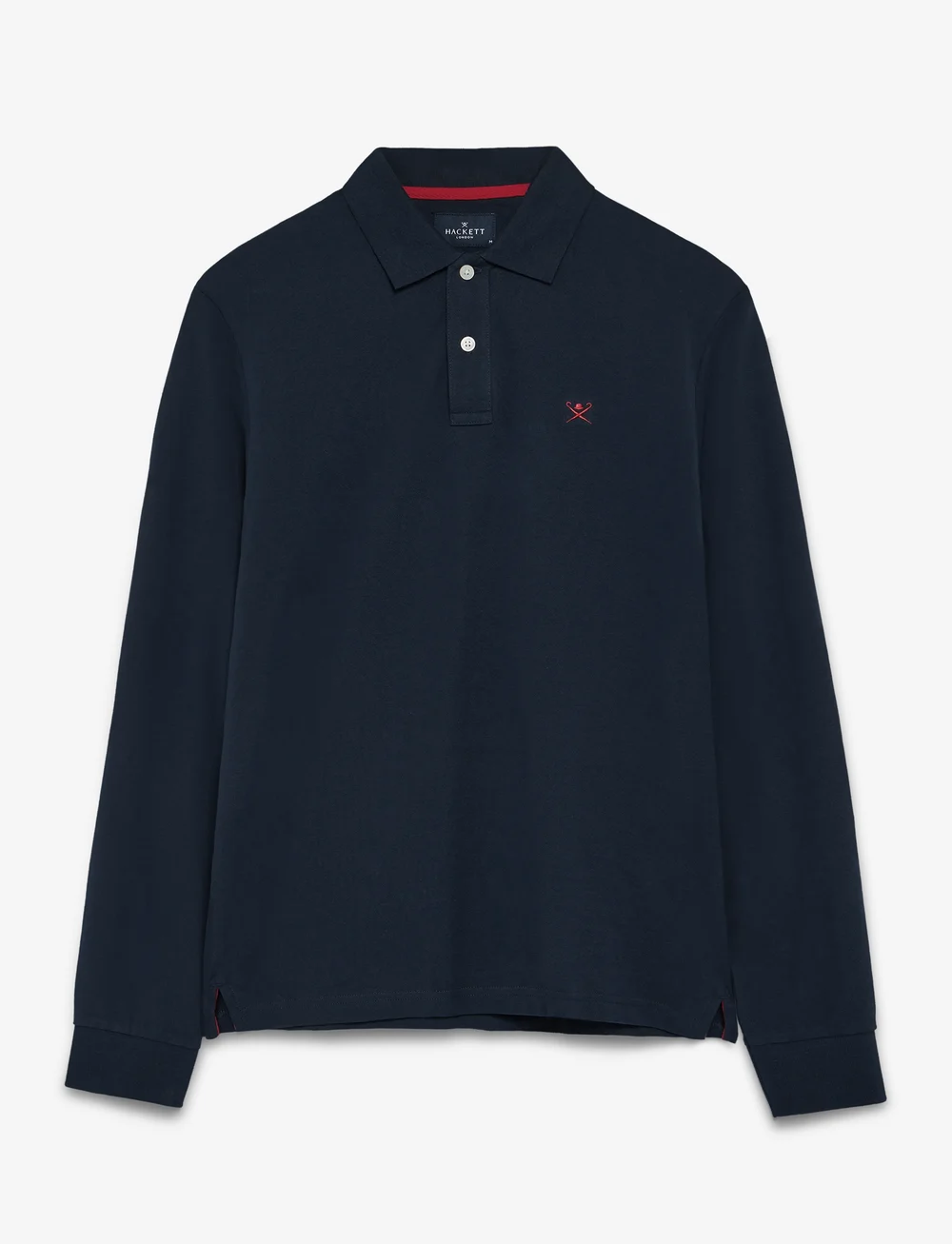 Hackett London - SLIM FIT LOGO LS - langærmede poloer - navy - 1