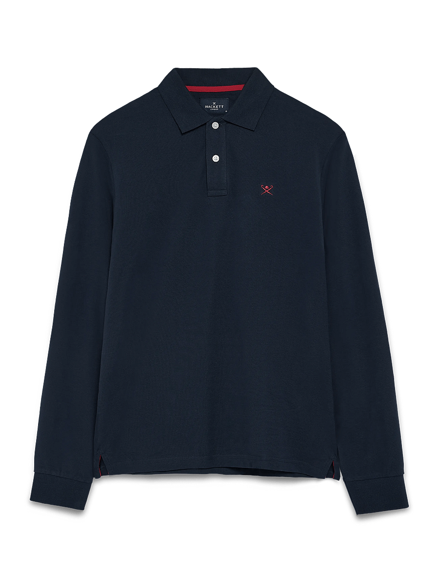 Hackett London - SLIM FIT LOGO LS - langärmelig - navy - 1