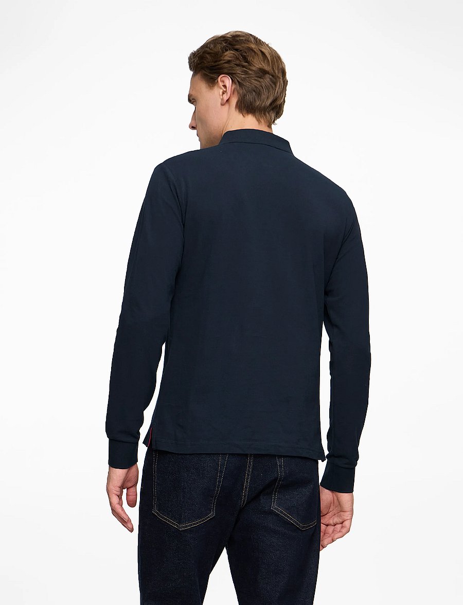 Hackett London - SLIM FIT LOGO LS - langärmelig - navy - 4