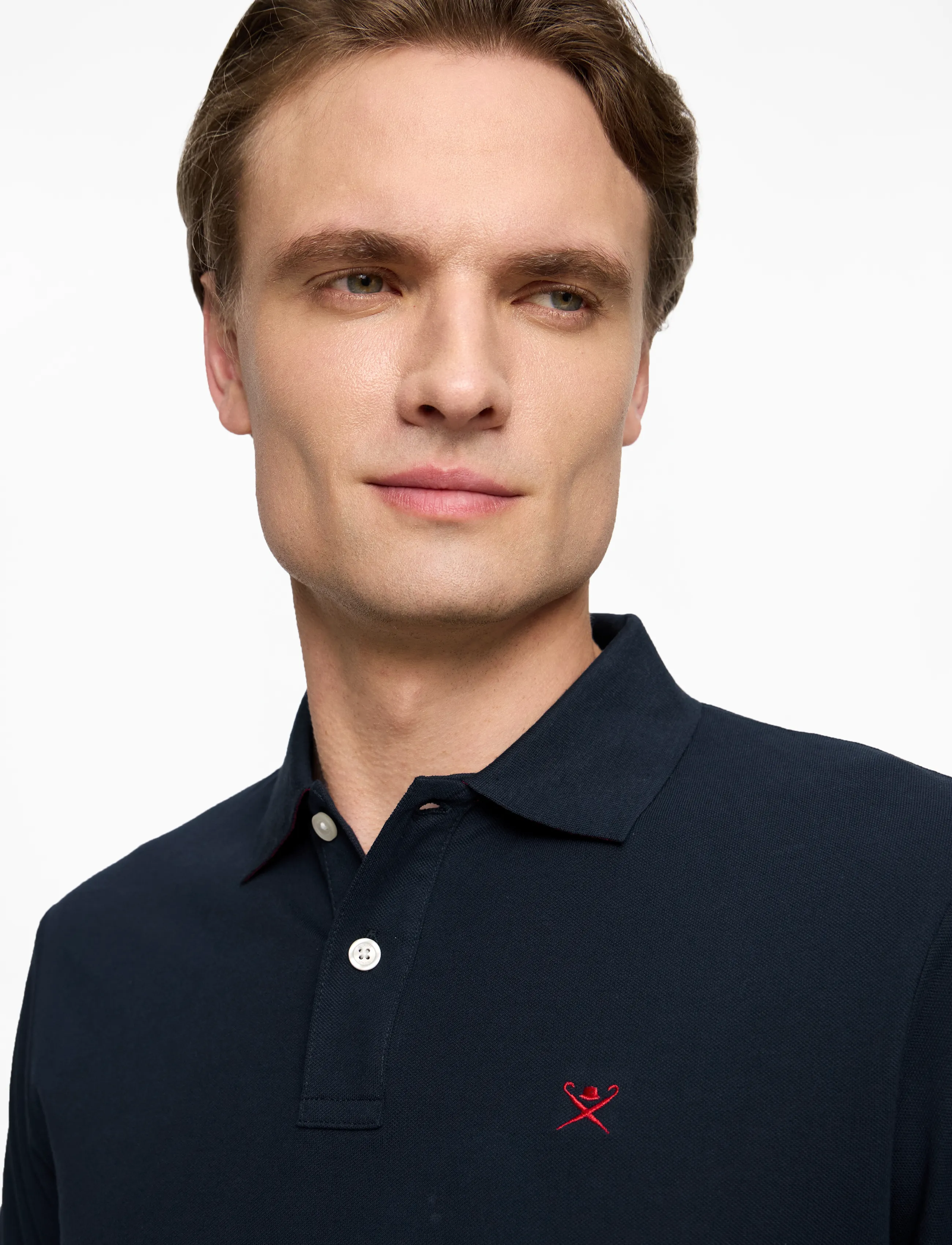 Hackett London Slim Fit Logo Ls t-shirts herr – bild 8