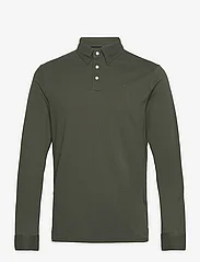 Hackett London - BTNDOWN POLO LS - polo marškinėliai ilgomis rankovėmis - khaki - 0