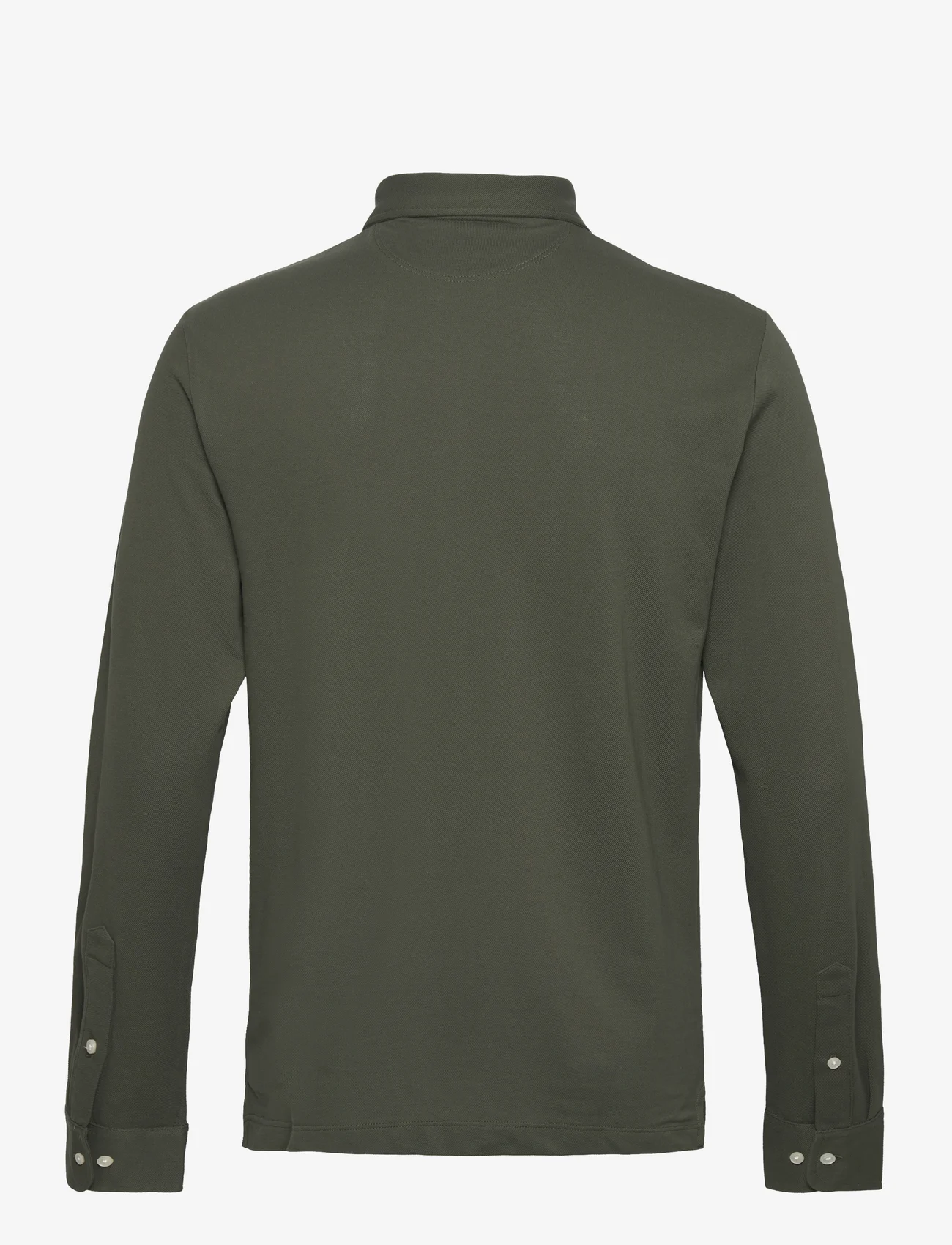 Hackett London - BTNDOWN POLO LS - polo marškinėliai ilgomis rankovėmis - khaki - 1
