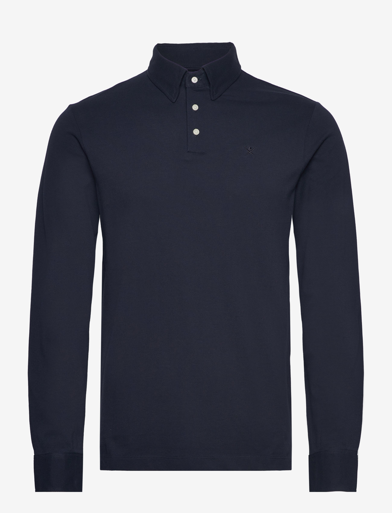 Hackett London - BTNDOWN POLO LS - navy blue - 0