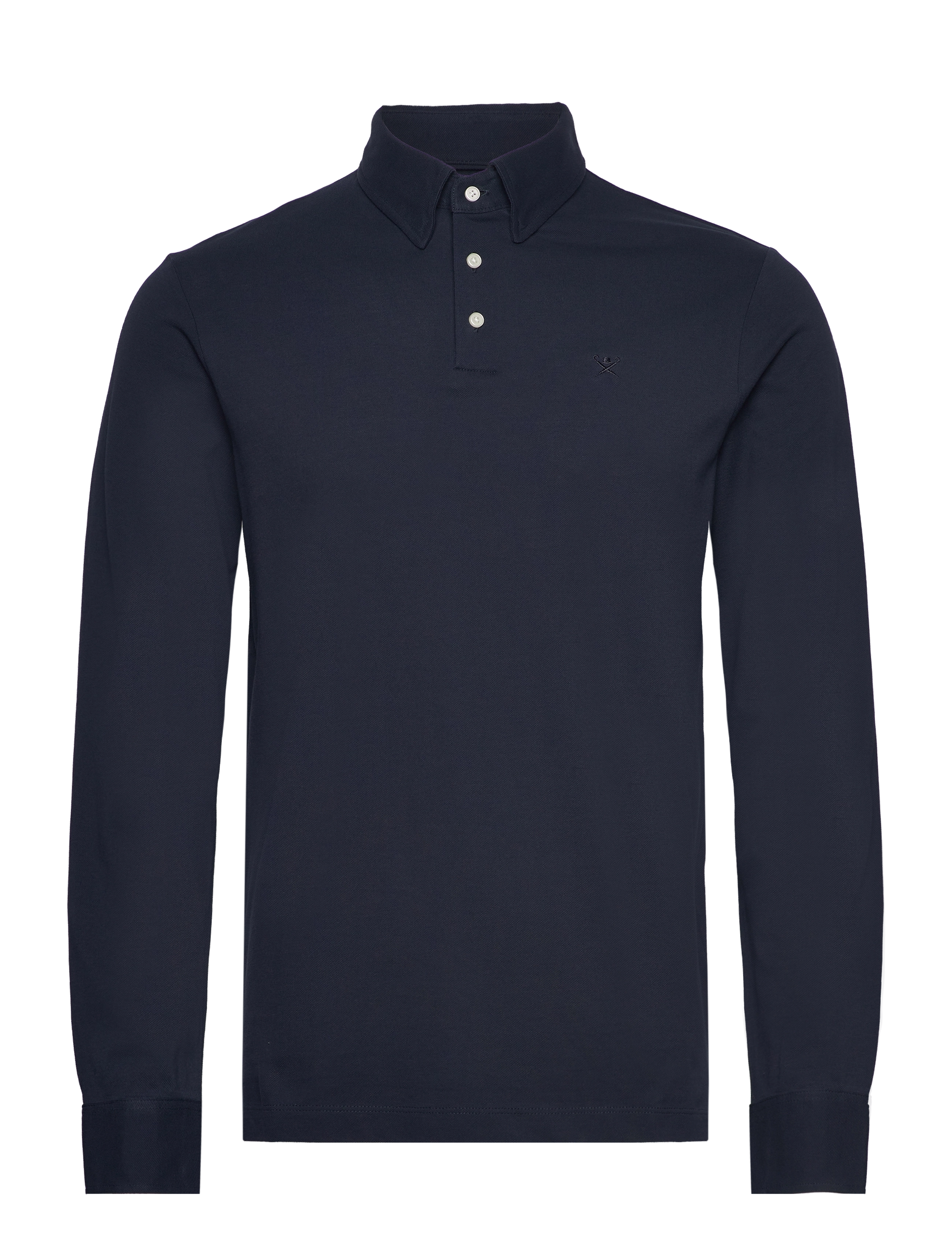 BTNDOWN POLO LS - NAVY BLUE