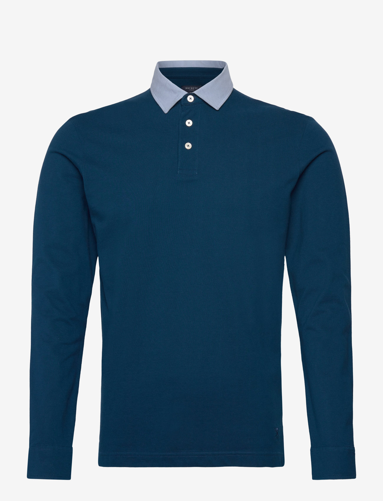 Hackett London - WOVEN COLLAR LS - midnight blue - 0