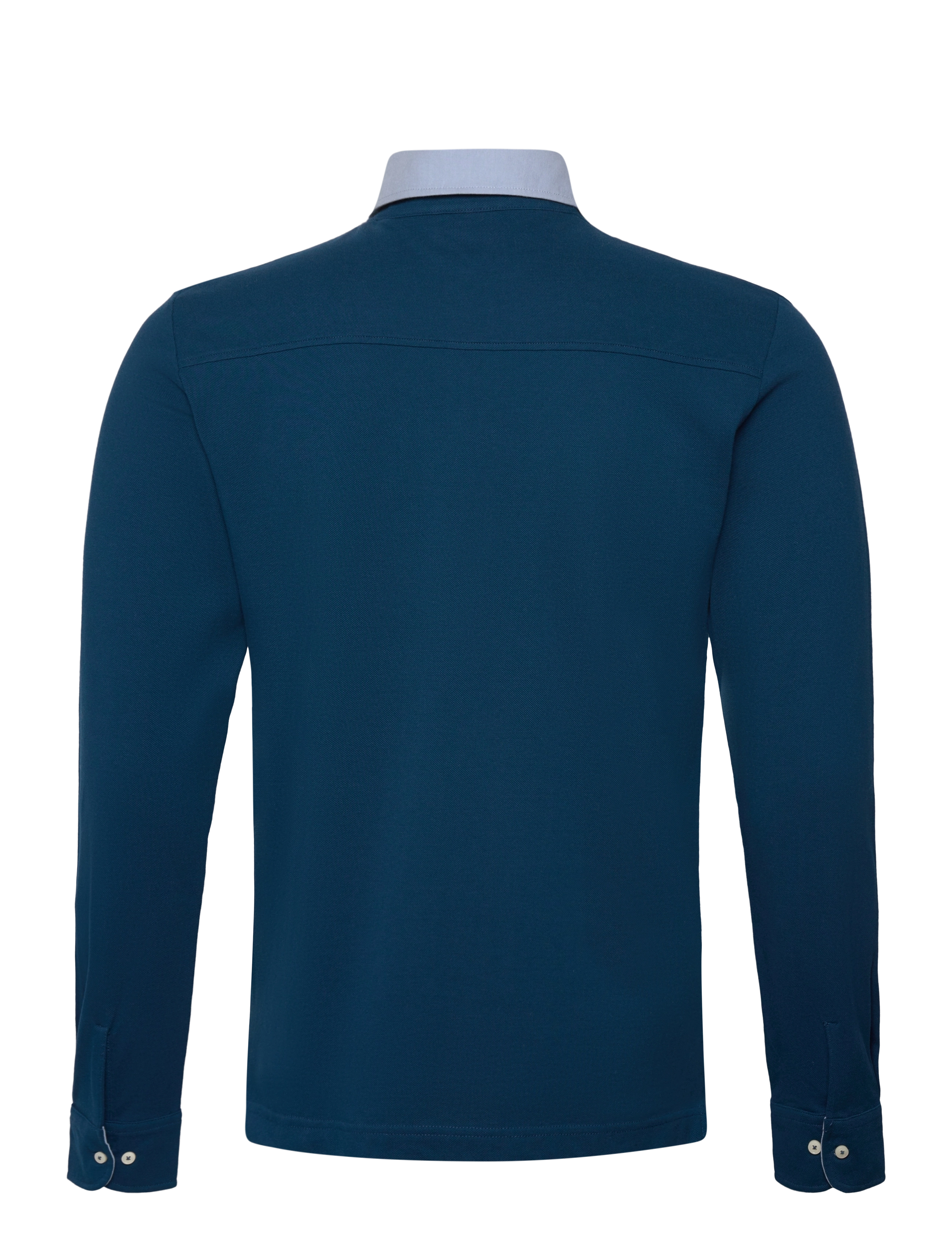 Hackett London - WOVEN COLLAR LS - midnight blue - 1