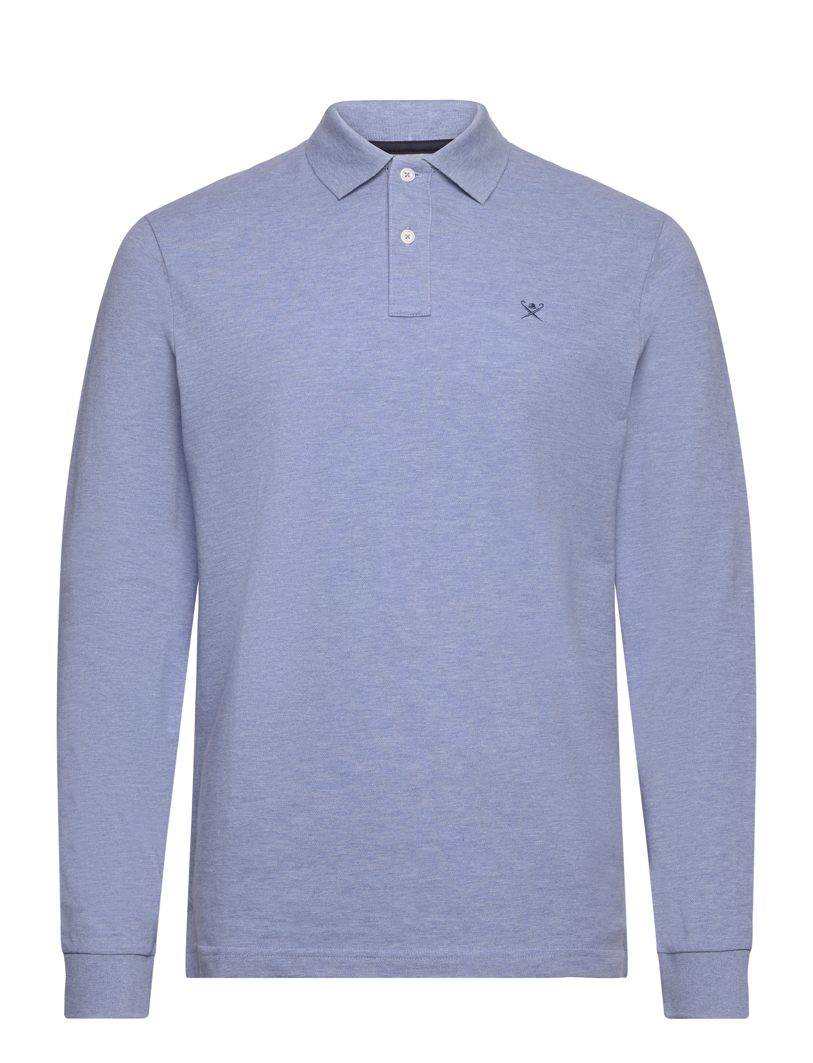 CLASSIC FIT LOGO LS - CHAMBRAY BLUE