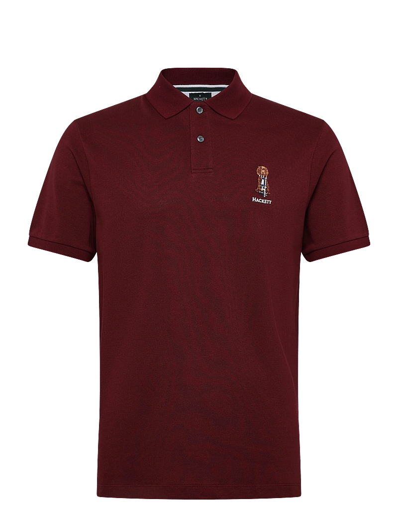 Hackett London - HERITAGE HARRY POLO - kortärmade pikéer - burgundy red - 0