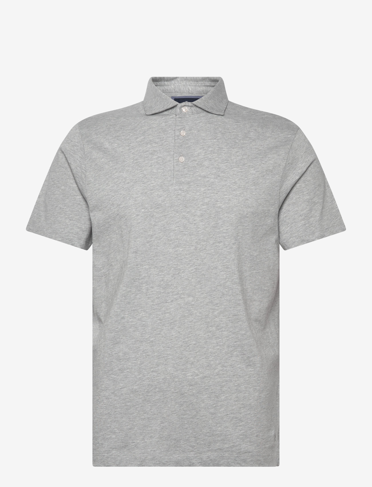 Hackett London - PIMA COTTON POLO - kortærmede poloer - light grey marl - 0