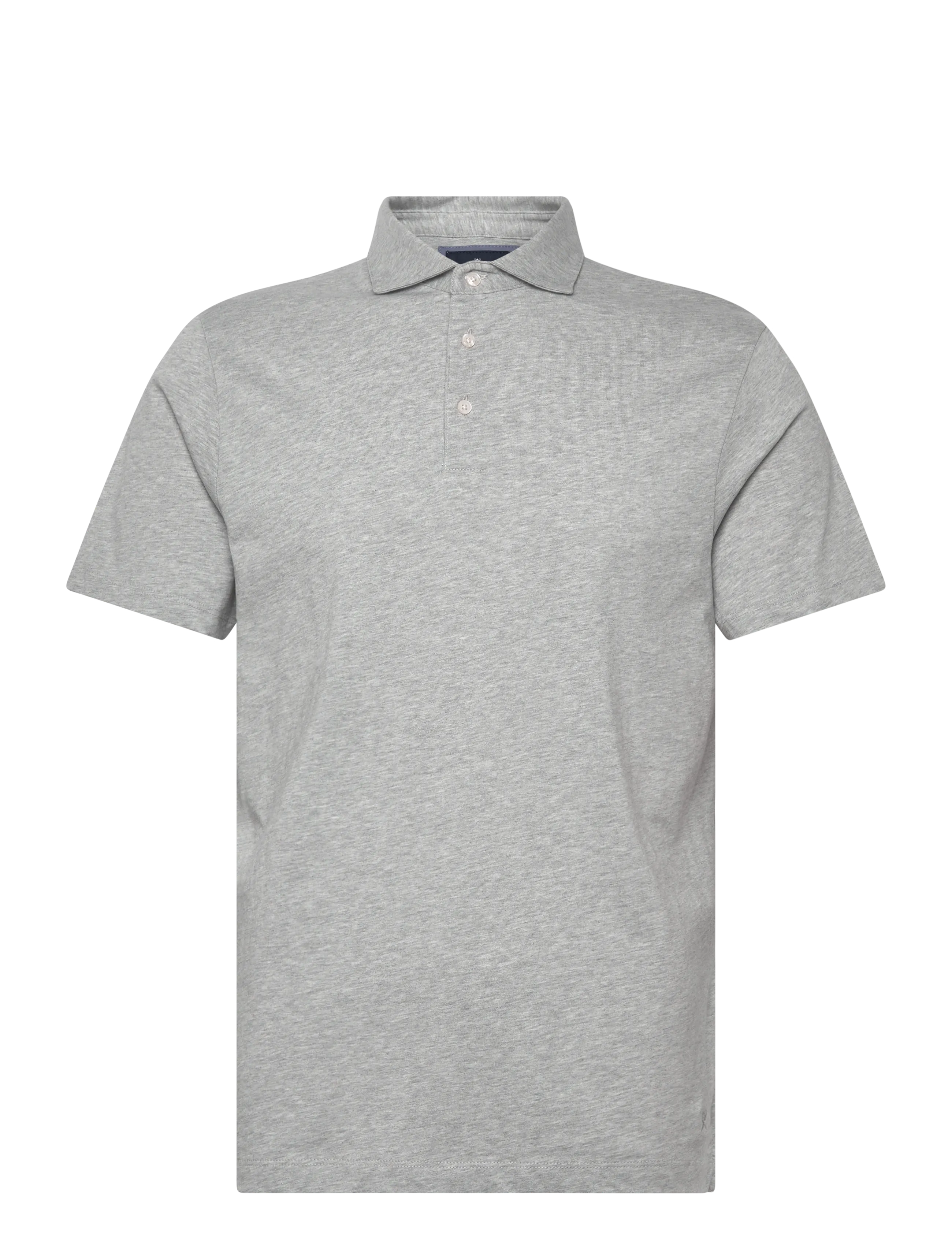 Hackett London PIMA COTTON POLO - Poloshirts - LIGHT GREY MARL / grey