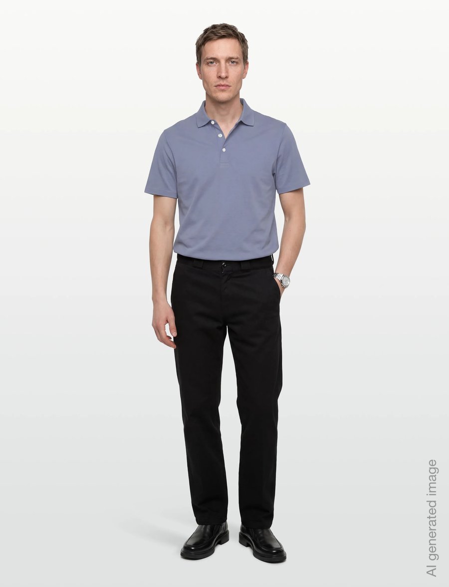 Hackett London - PIMA COTTON POLO - kurzärmelig - thames blue - 0