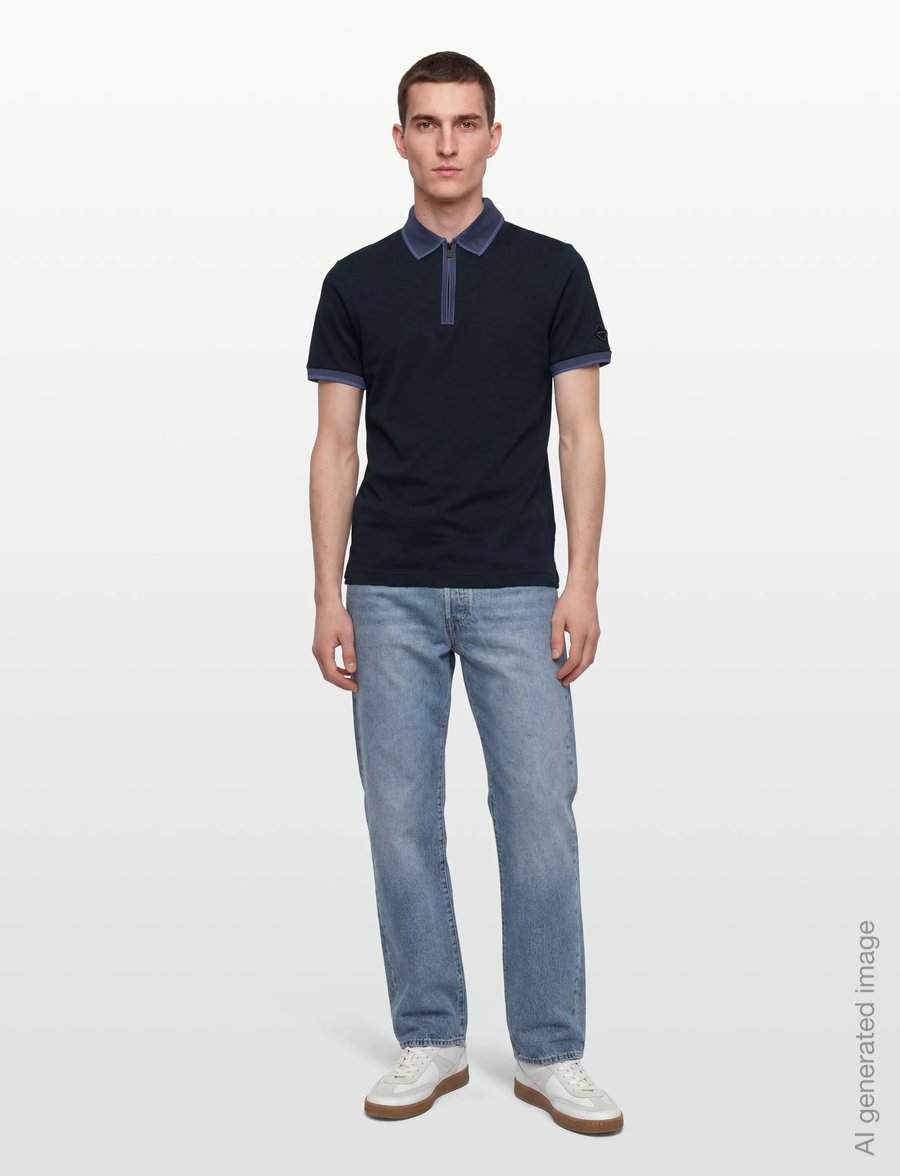Hackett London - HS EVENING HZ POLO - short-sleeved polos - navy - 0