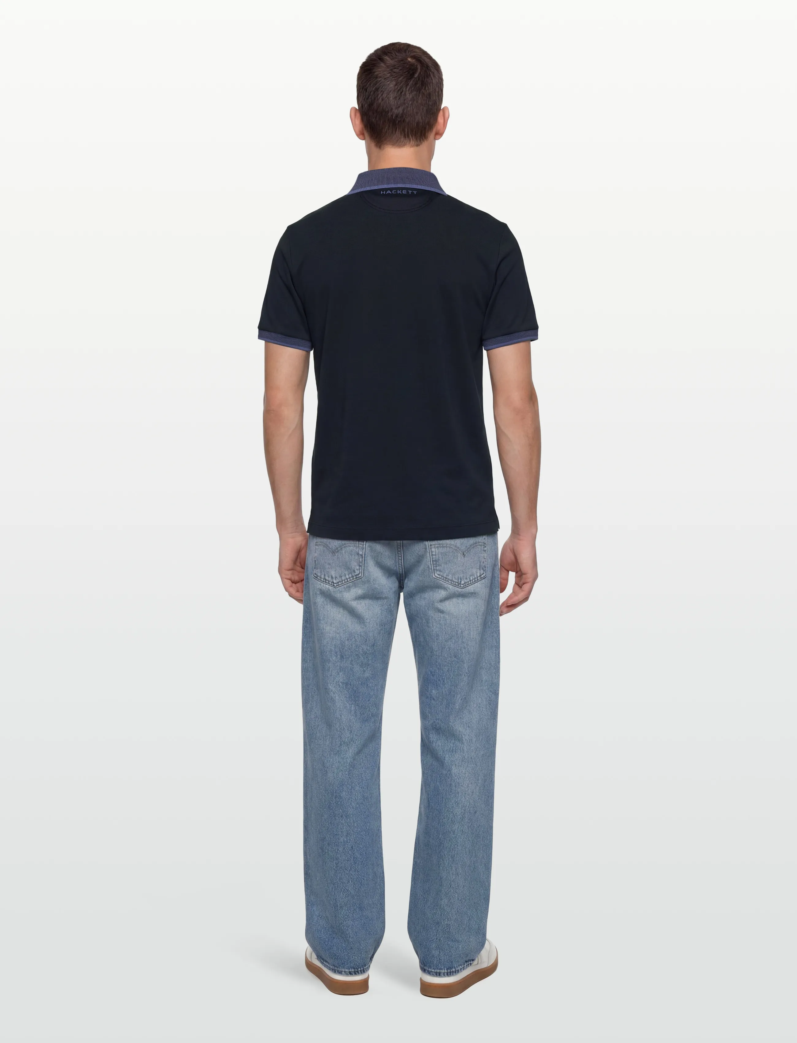 Hackett London - HS EVENING HZ POLO - kortærmede poloer - navy - 4