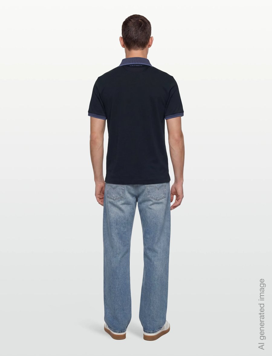 Hackett London - HS EVENING HZ POLO - short-sleeved polos - navy - 4