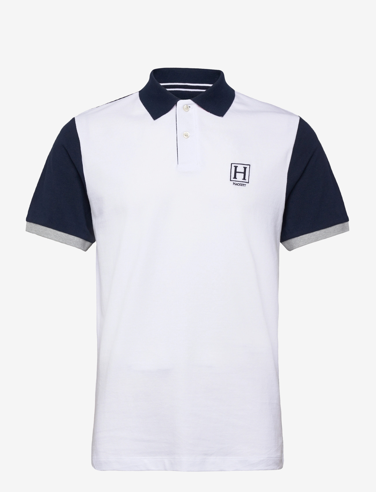 Hackett London - HERITAGE H QUAD BACK - kurzärmelig - optic white - 0