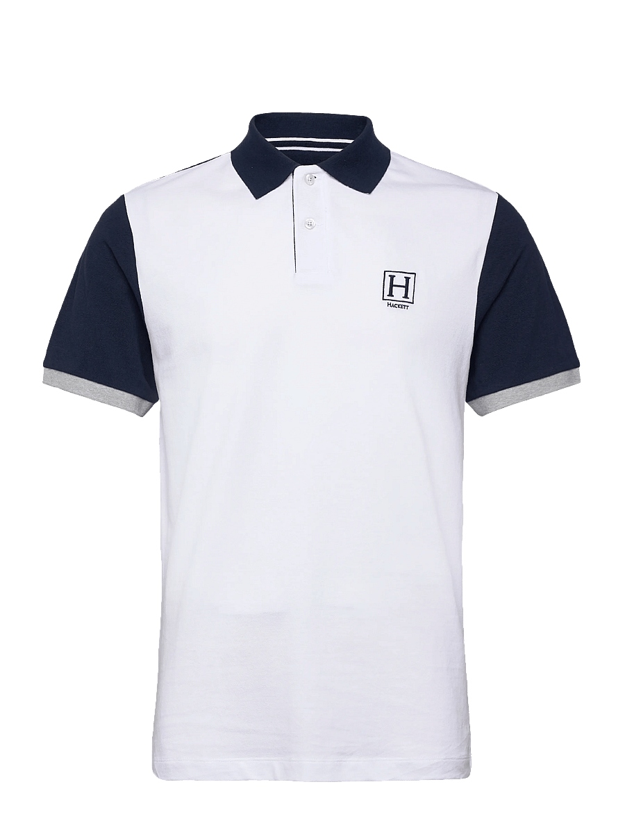 Hackett London - HERITAGE H QUAD BACK - kurzärmelig - optic white - 1