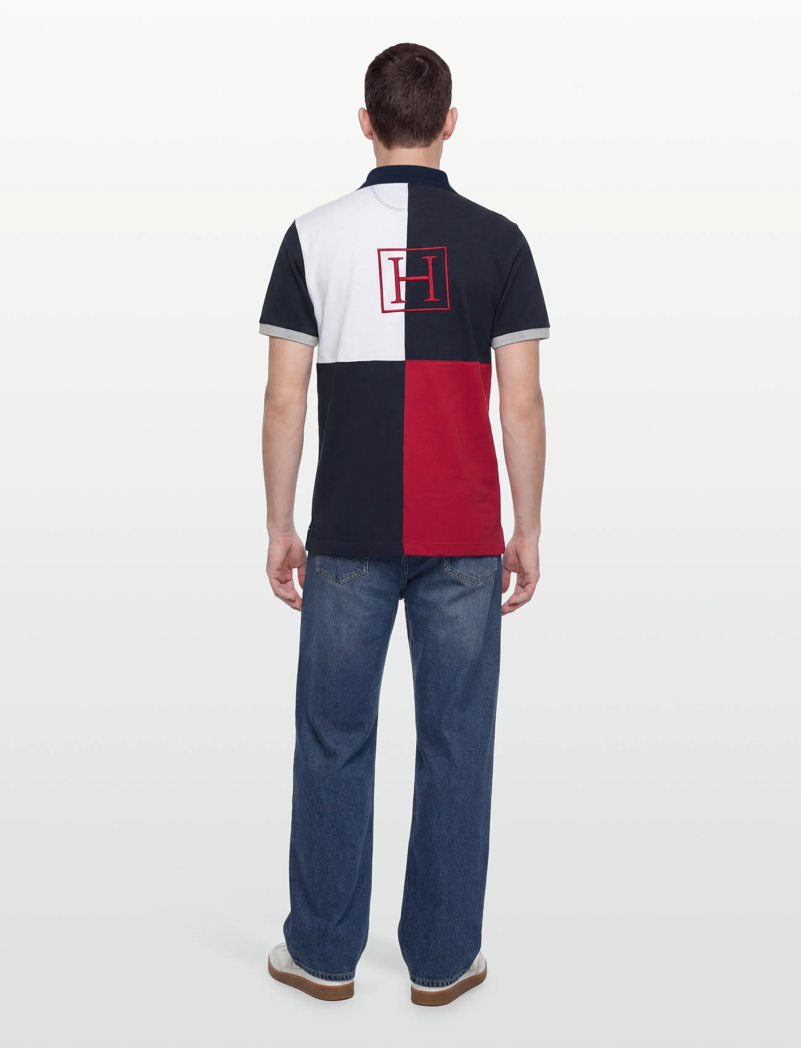Hackett London Heritage H Quad Back pikéer herr – bild 3
