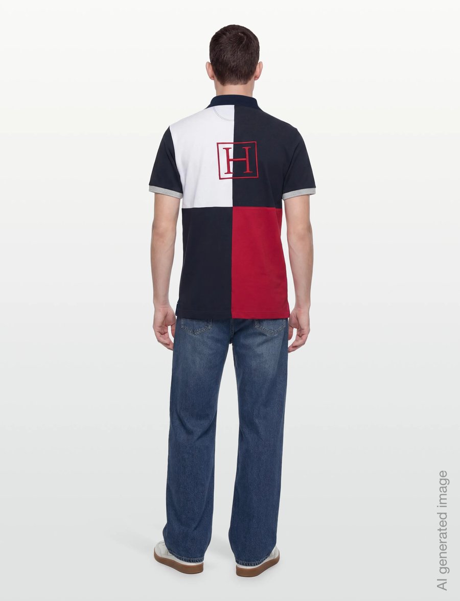 Hackett London - HERITAGE H QUAD BACK - kurzärmelig - optic white - 4