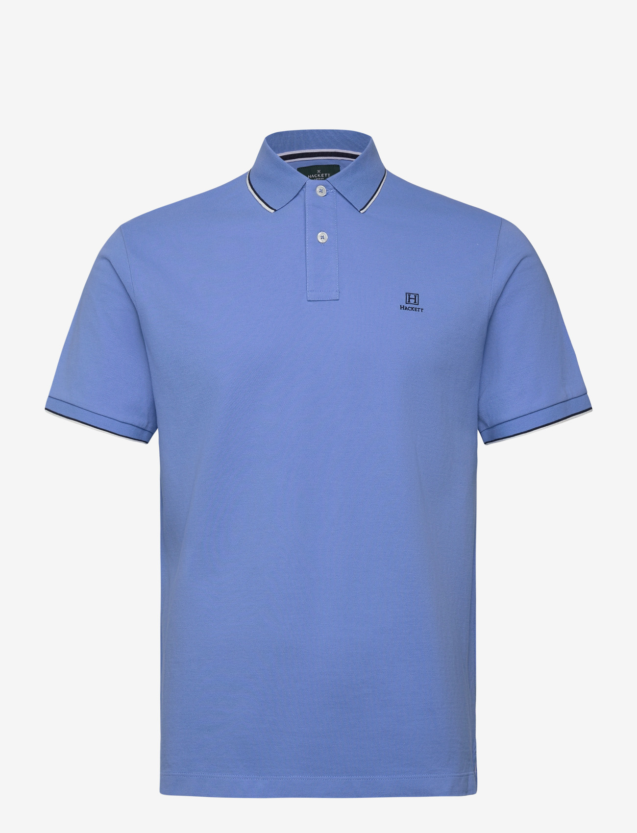 Hackett London - HERITAGE H TIPPED POLO - lühikeste varrukatega polod - bright blue - 0