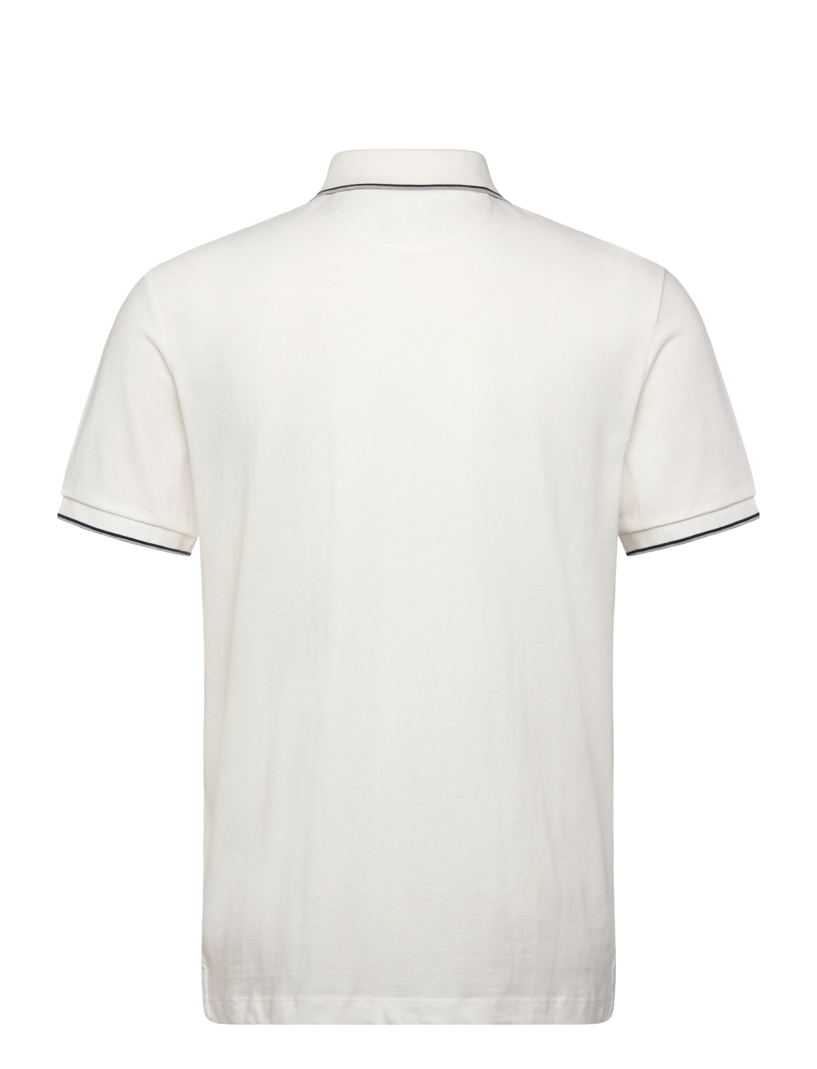 Hackett London - HERITAGE H TIPPED POLO - kortærmede poloer - off white - 2