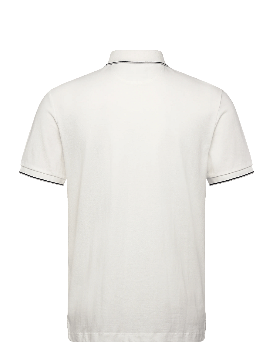 Hackett London - HERITAGE H TIPPED POLO - kurzärmelig - off white - 2
