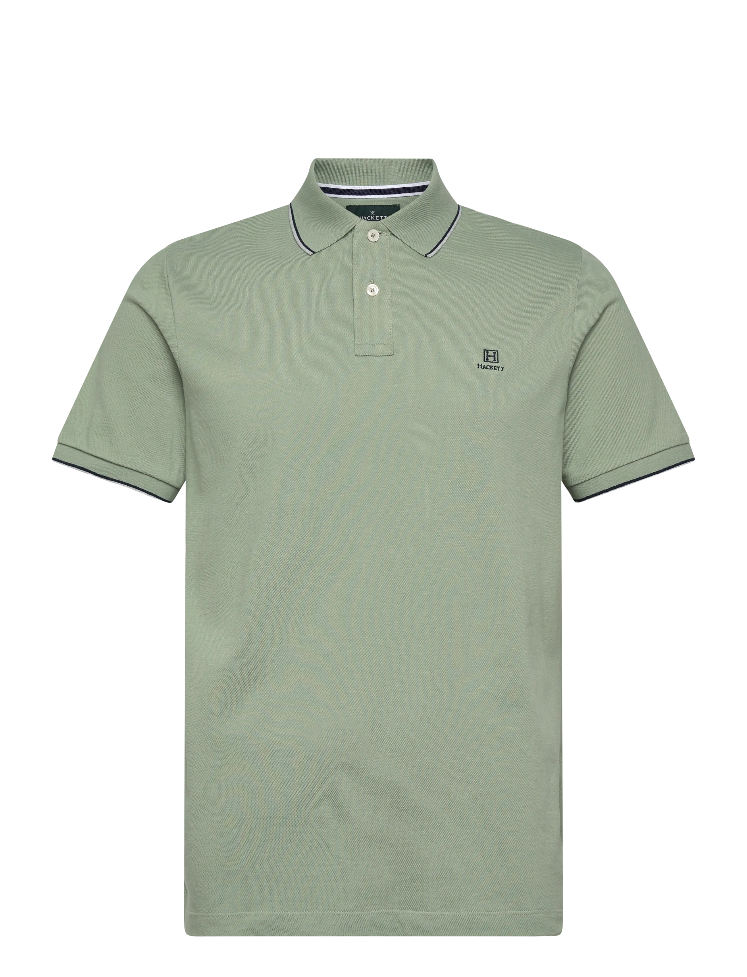 Hackett London HERITAGE H TIPPED POLO - Hackett - SAGE GREEN / green