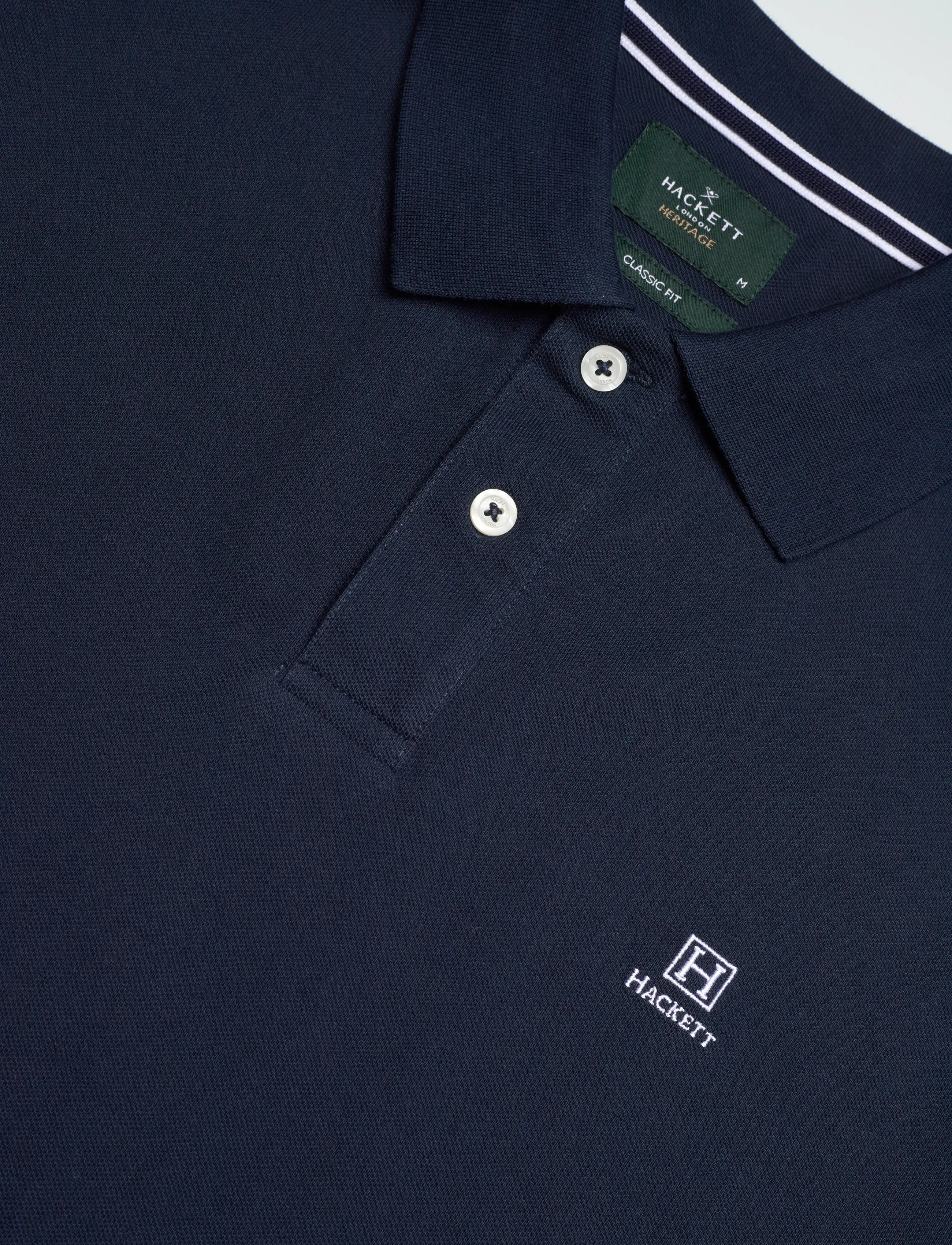Hackett London - HERITAGE H STRIPE TRIM - kurzärmelig - old navy - 5