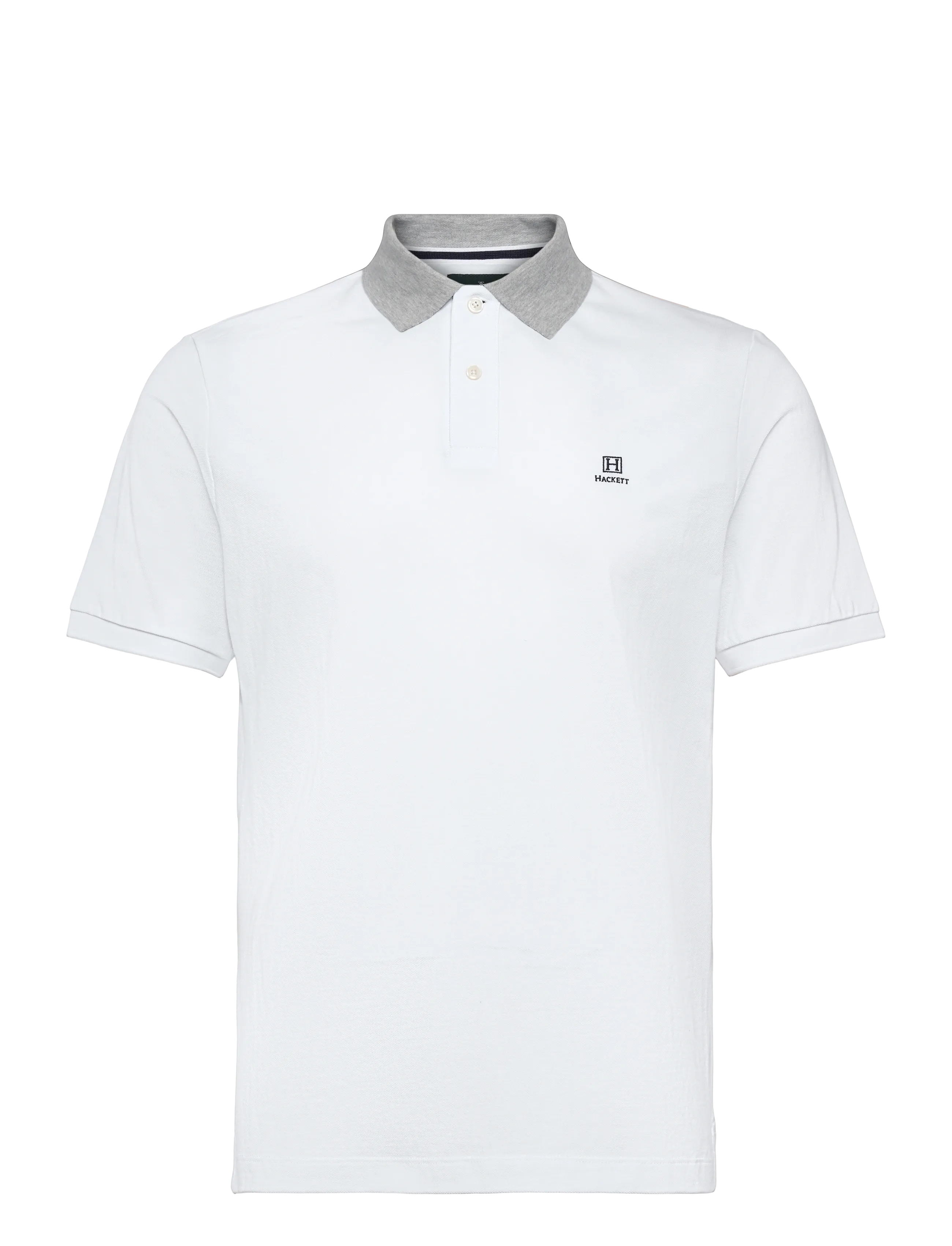 Hackett London HERITAGE H STRIPE TRIM - Polo Shirts - OPTIC WHITE / white