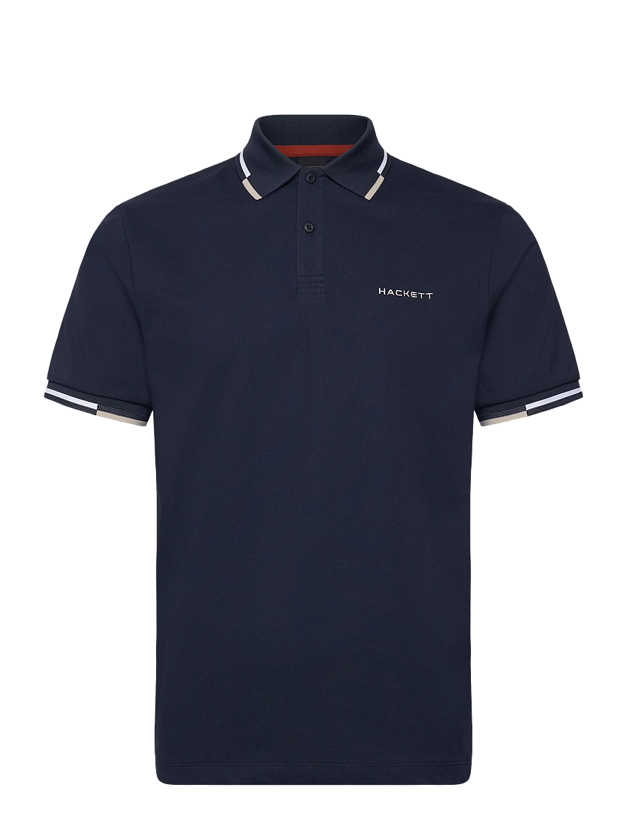 Hackett London - HS COAST TIPPED POLO - kurzärmelig - navy - 1