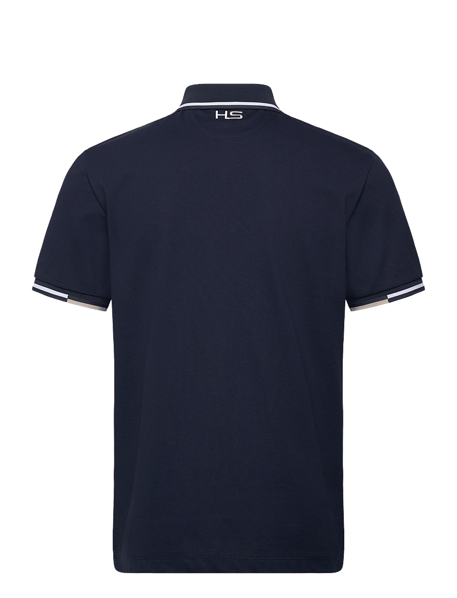 Hackett London - HS COAST TIPPED POLO - kurzärmelig - navy - 2