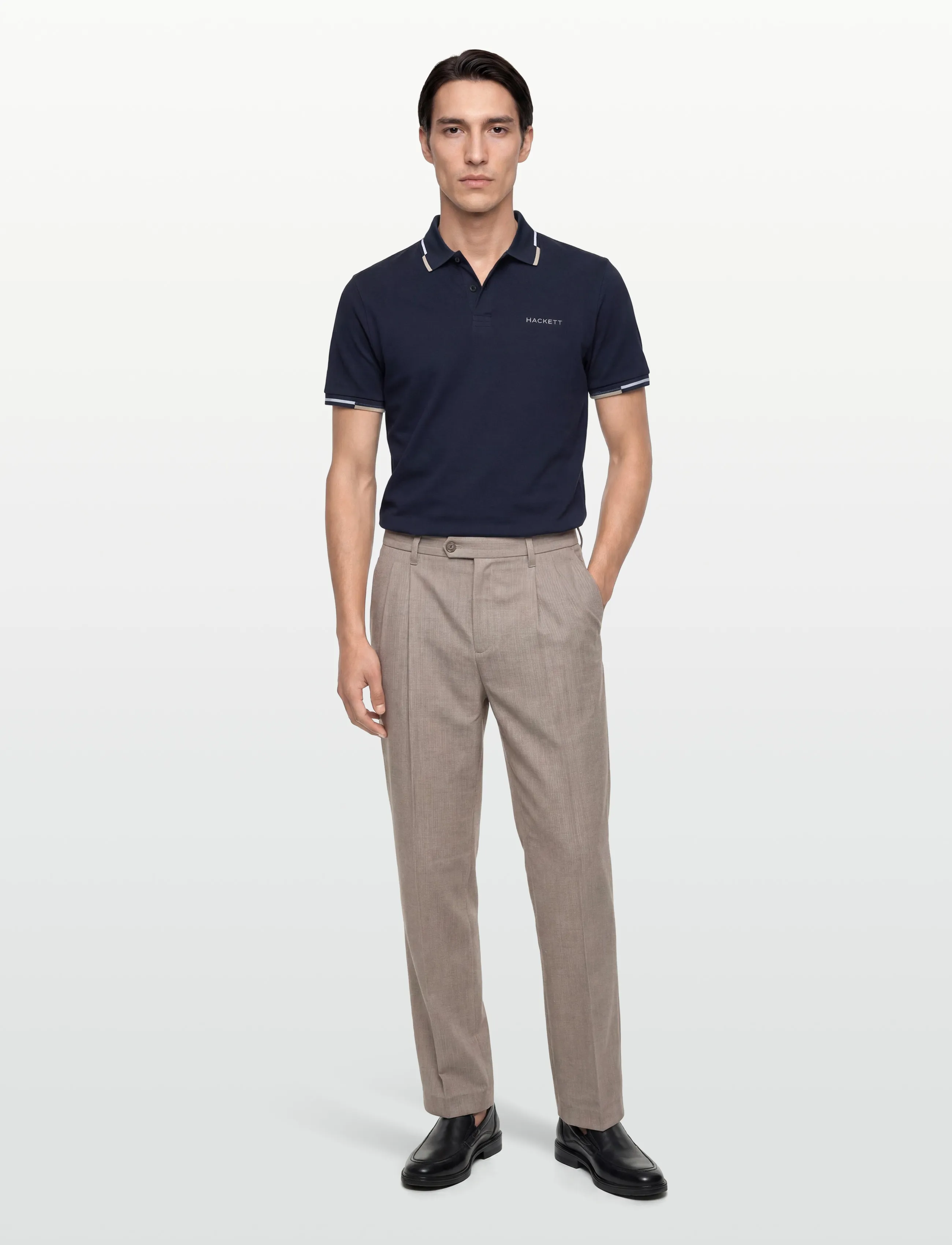Hackett London HS COAST TIPPED POLO - Polosärgid - NAVY / navy